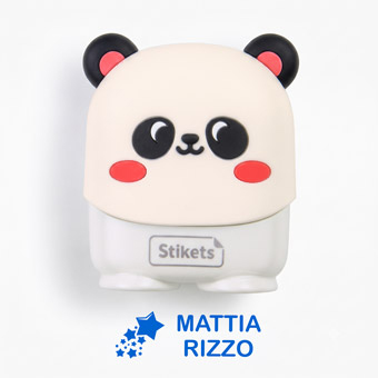 Timbro personalizzato per bambini Panda per contrassegnare vestiti e oggetti