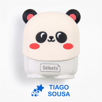 Carimbo infantil personalizado do Panda para marcar roupas e objetos 