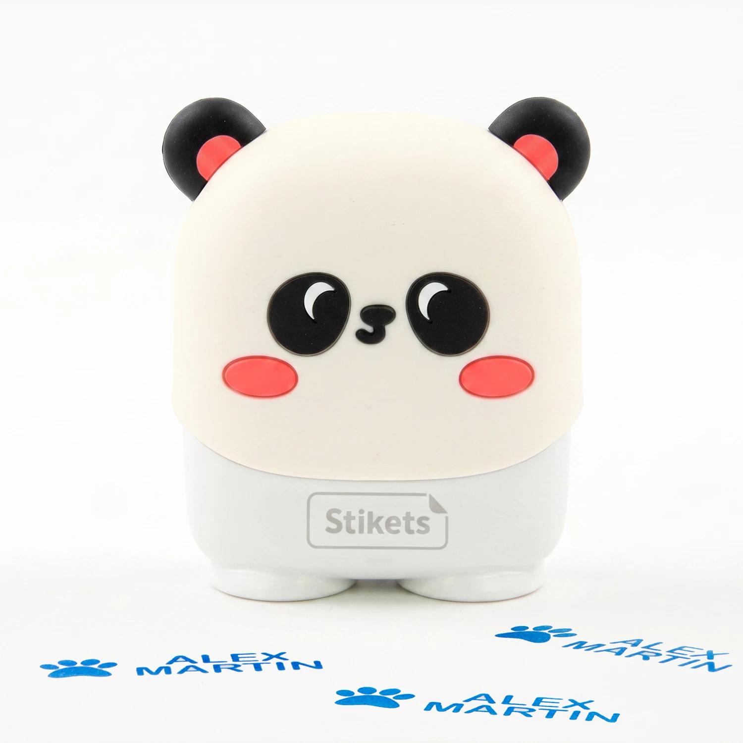 Tampon enfant personnalisé Panda pour marquer les vêtements et les objets