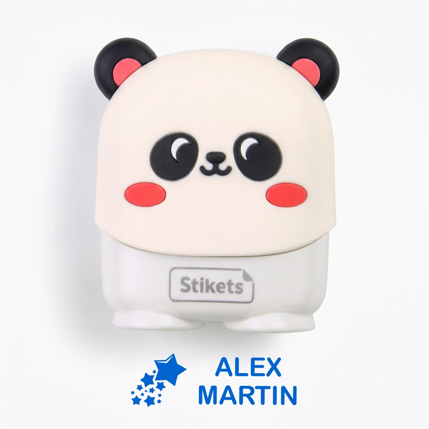 Segell personalitzat infantil panda per marcar roba i objectes Segell personalitzat infantil panda per marcar roba i objectes