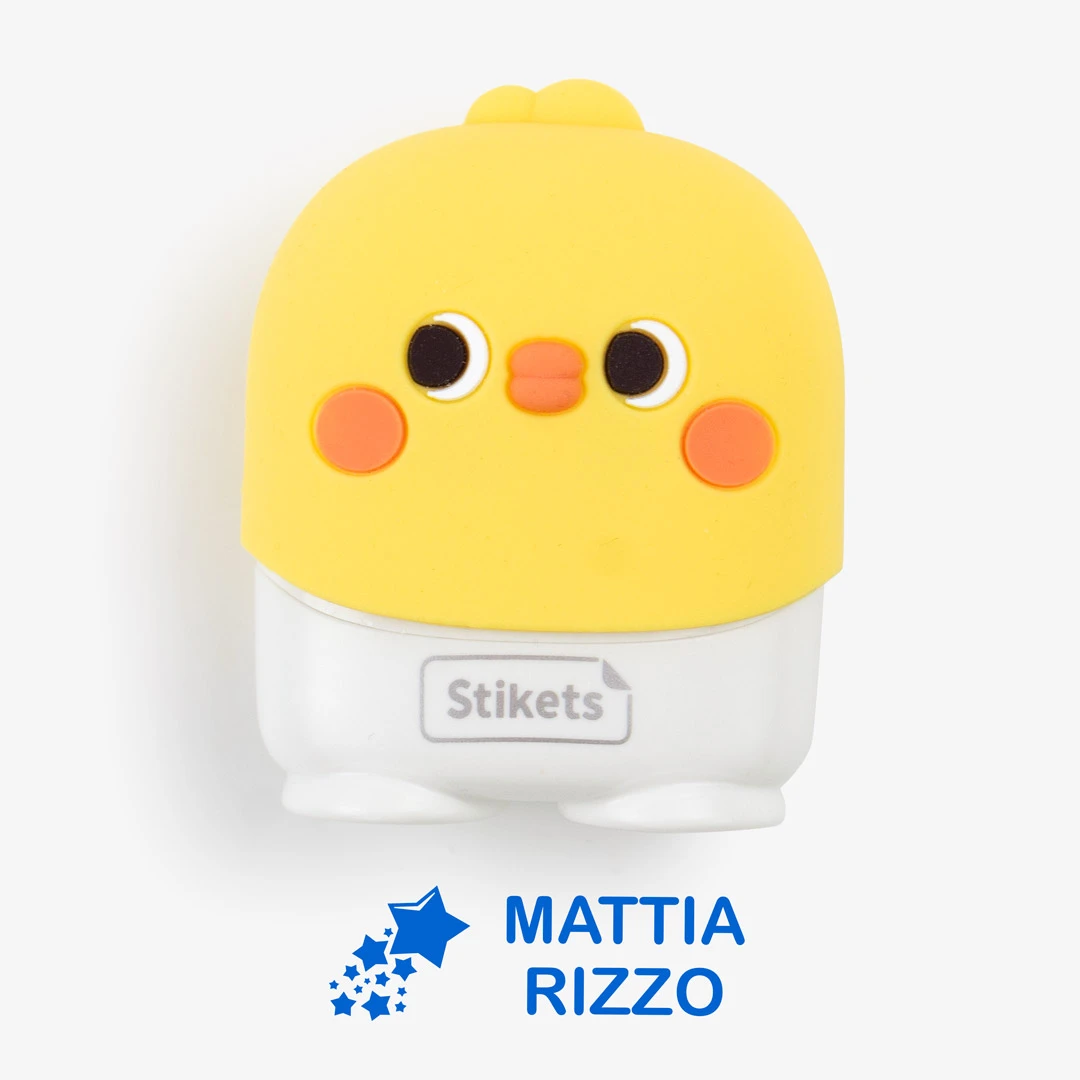 Timbro personalizzato per bambini Pulcino per contrassegnare vestiti e oggetti