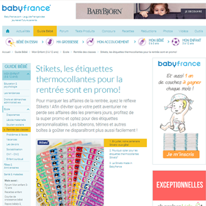 Stikets, les étiquettes thermocollantes pour la ...