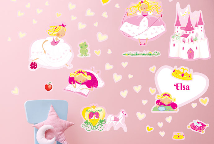 Princess Wall Decals Princess Wall Decals