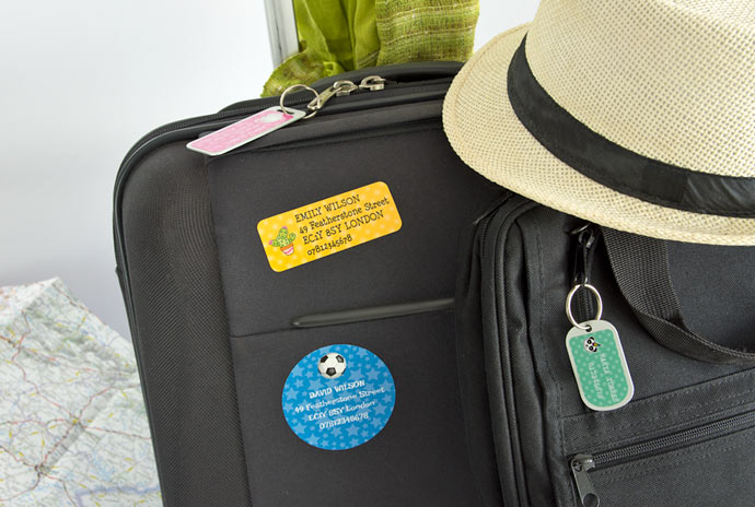 Tags for backpacks and luggage - Stikets