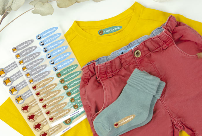 Small thematic Iron-On labels Small thematic Iron-On labels