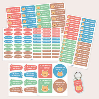 Märk allt skolmaterial 