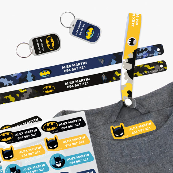 Pack etiquetas Batman