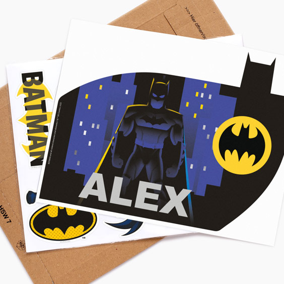 Sticker mural personnalisé Batman
