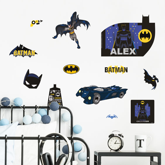 Personalisiertes Wandtattoo von Batman