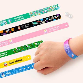 Bracelets en tissu personnalisés