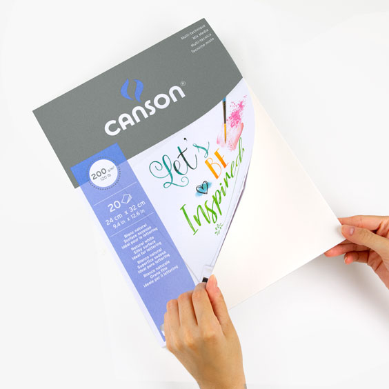 Canson Multi-technique Lettering Drawing Pad 