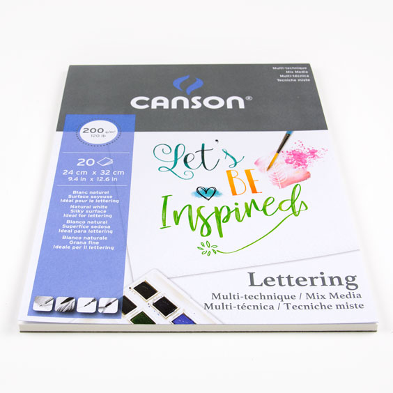 Bloc de dibuix multitècniques Canson per a lettering
