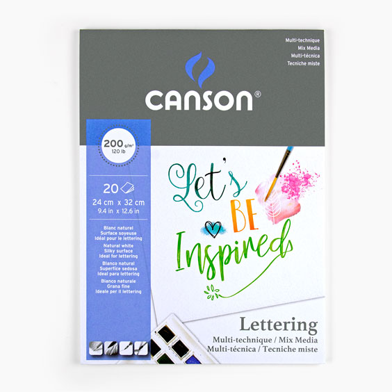 Album da disegno multitecnica Canson per il lettering