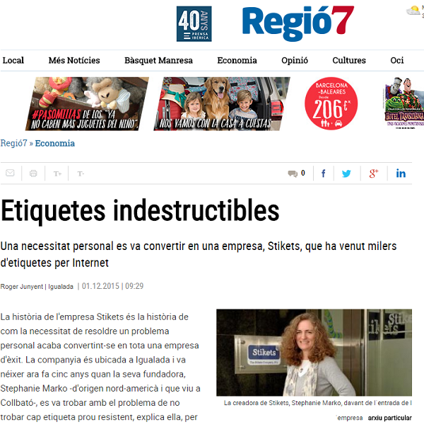 Label it with stikets