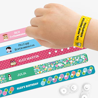 Armbänder für Kommunionen und Kinderfeste