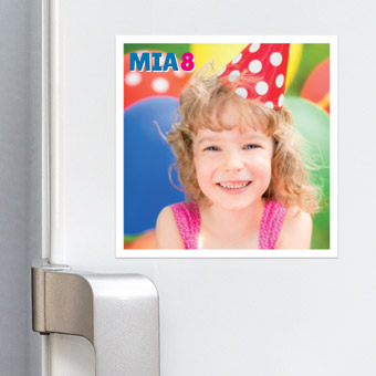 Magneti quadrati personalizzati 