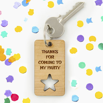 Custom Wooden Key Rings