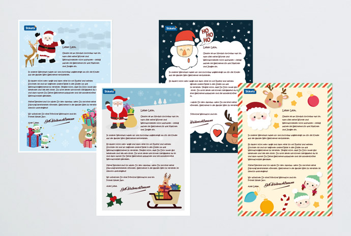 Brief vom Weihnachtsmann Brief vom Weihnachtsmann