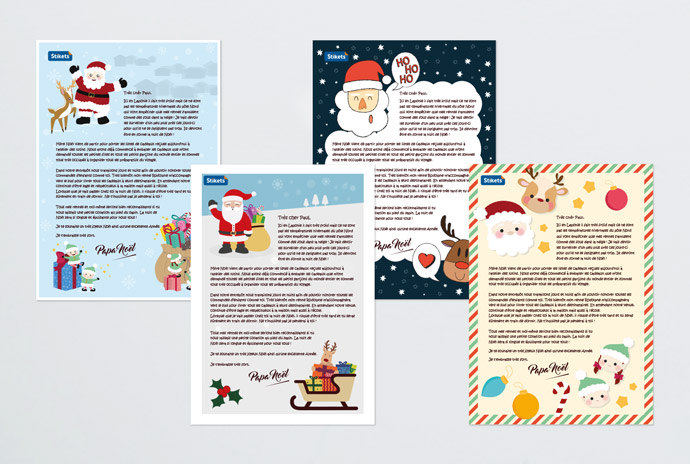 La lettre du Père Noël La lettre du Père Noël