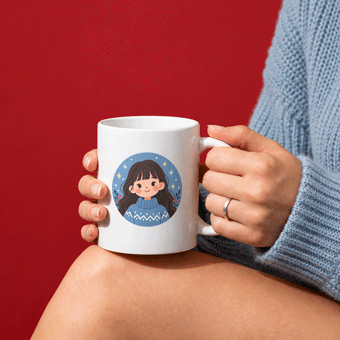 Mug en céramique personnalisé 300 ml