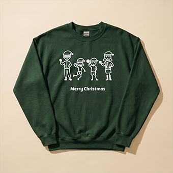 Sweat unisexe col rond Gildan personnalise