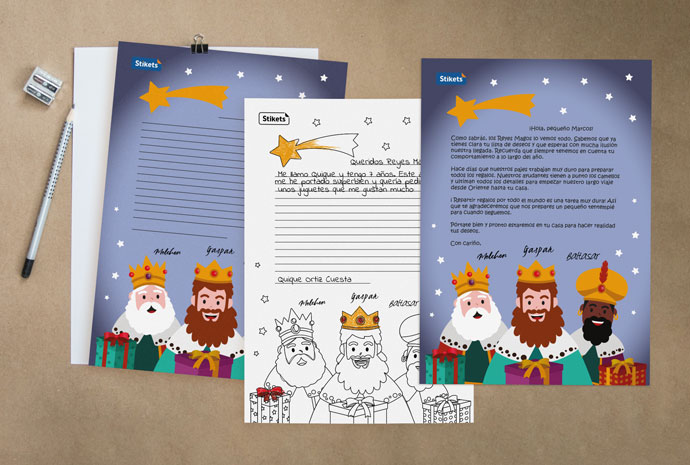 Carta de los Reyes de Oriente Carta de los Reyes de Oriente