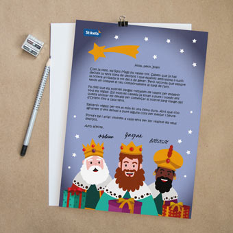 Letter from Three Wise Men night 