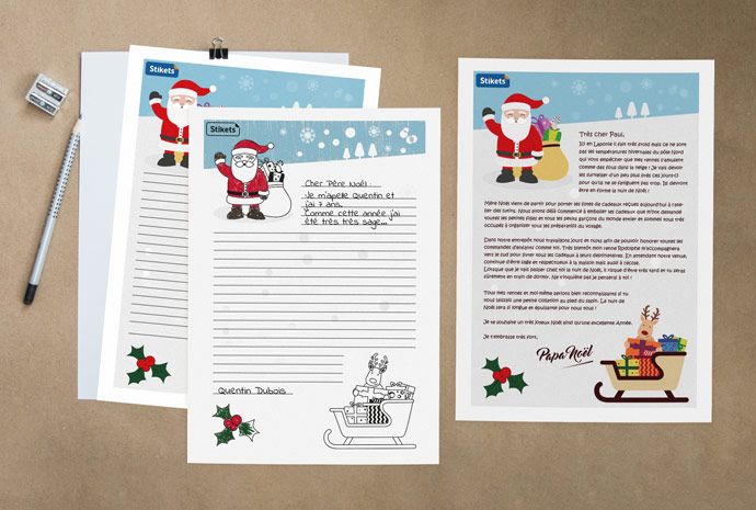 La lettre du Père Noël La lettre du Père Noël
