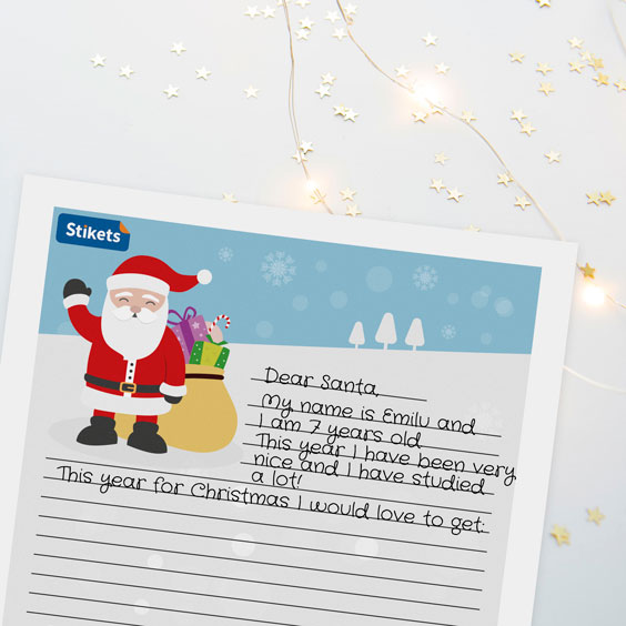 Write Your Own Letter to Santa Claus