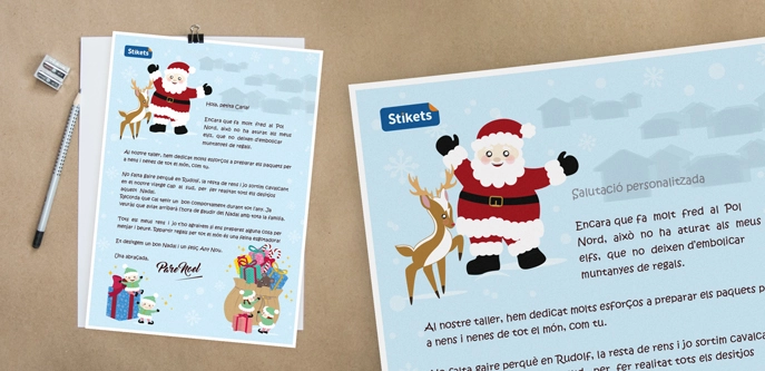 Carta del Pare Noel i els seus elfs