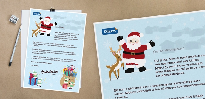 Lettera di Babbo Natale e dei suoi elfi