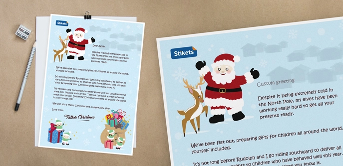 Letter from Santa and his elves