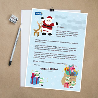 Letter from Santa and his elves