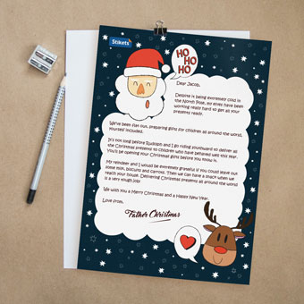 Personalized Letter from Santa and Rudolph