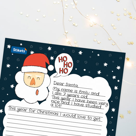 Write Your Own Letter to Santa Claus