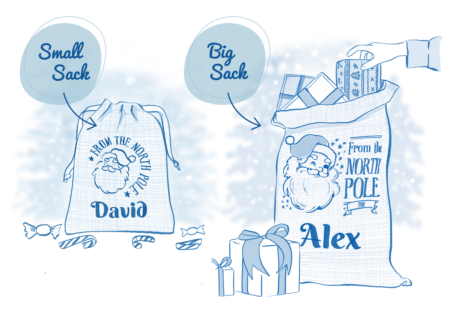 profunditat_Spraw, aby Święta Bożego Narodzenia były wyjątkowe dzięki podarunkowi lub woreczkowi na smakołyki