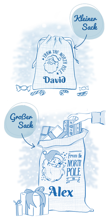 profunditat_Machen Sie Weihnachten zu etwas ganz Besonderem mit einem Geschenk- oder Leckereien-Sack