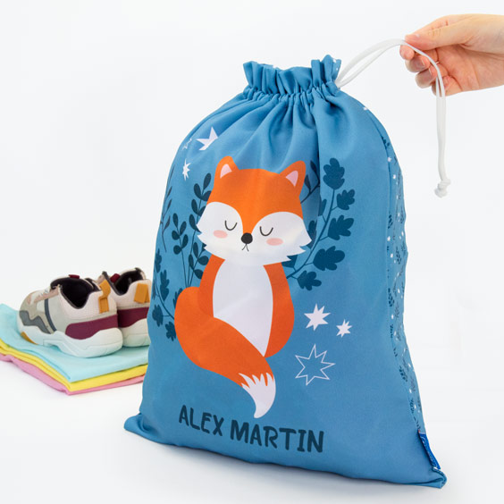 Fox Personalized Change of Clothing Bag