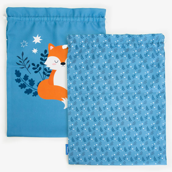 Fox Personalized Change of Clothing Bag