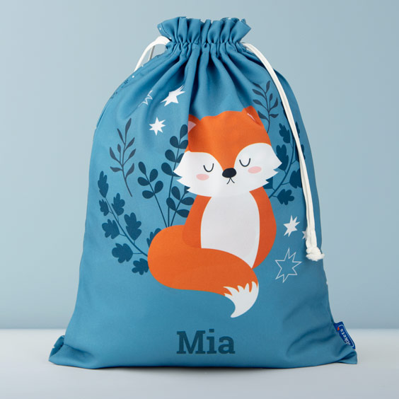 Fox Personalized Change of Clothing Bag