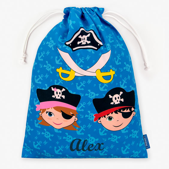 Pirates Personalized Change of Clothing Bag