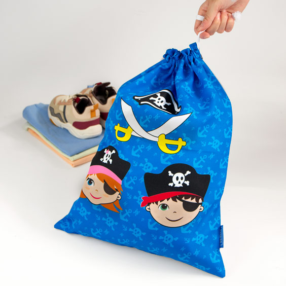 Pirates Personalized Change of Clothing Bag