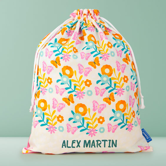 Bolsa para muda personalizada mariposas