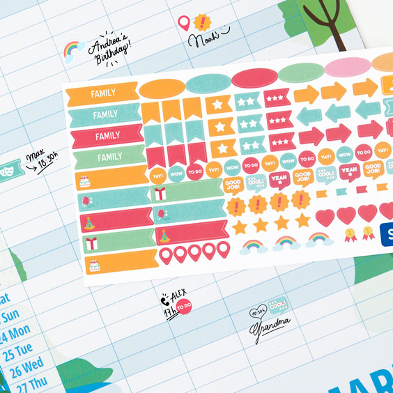 Personalized Stickers for Planners and Calendars