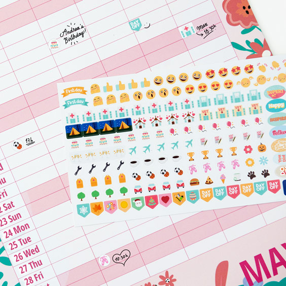 Stickers for Planners and Calendars