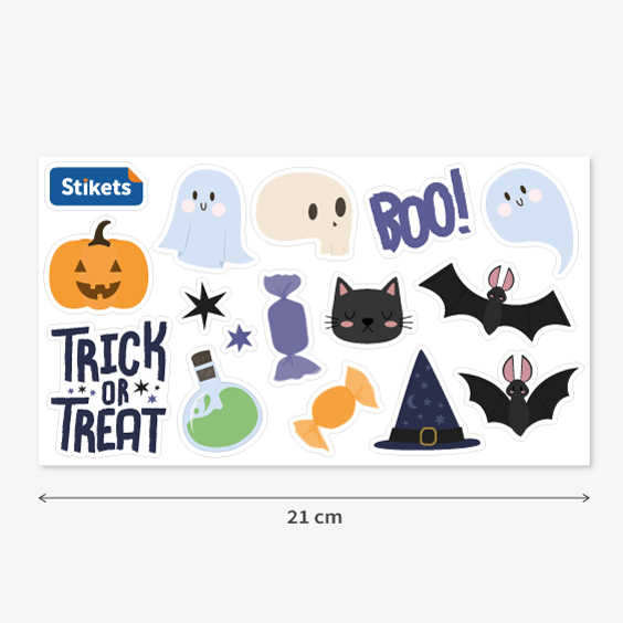 Trick or Treat Halloween Stickers 