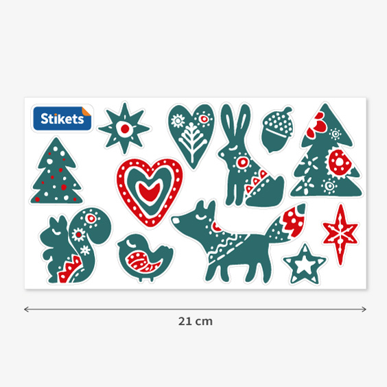 Little Nordic Animals Stickers