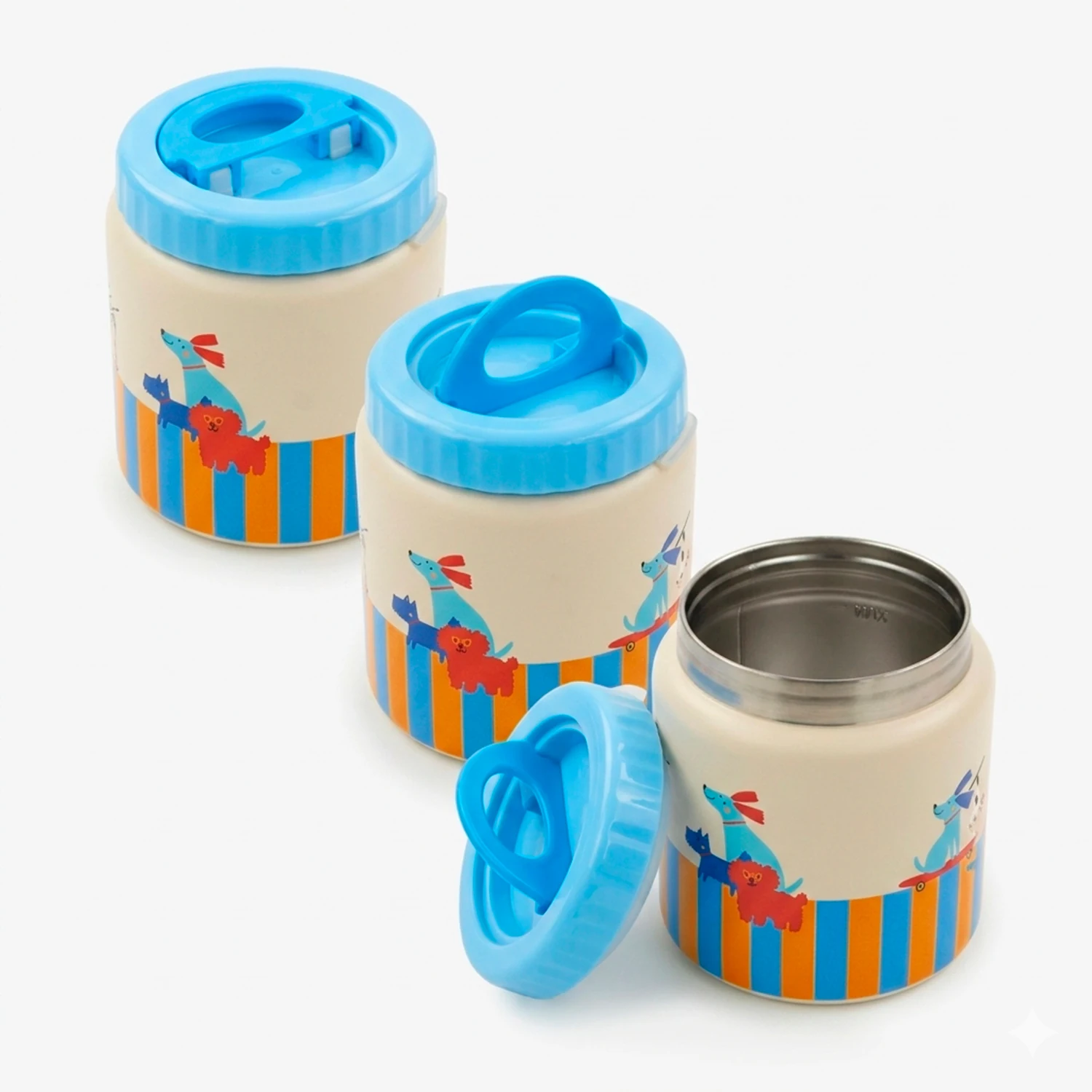 Cotton Cloud Woof Gang 500 ml insulated food jar
