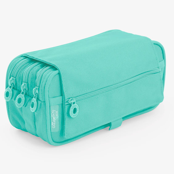 Custom 3 Compartment Pencil Case 
