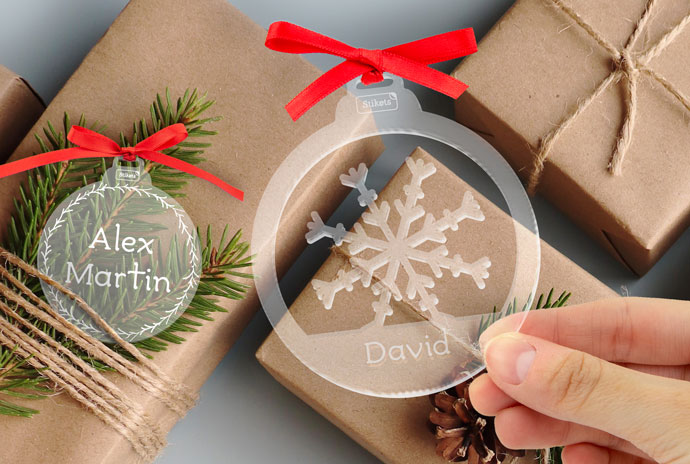 Bolas de Navidad Personalizadas de Metacrilato Troqueladas Bolas de Navidad Personalizadas de Metacrilato Troqueladas